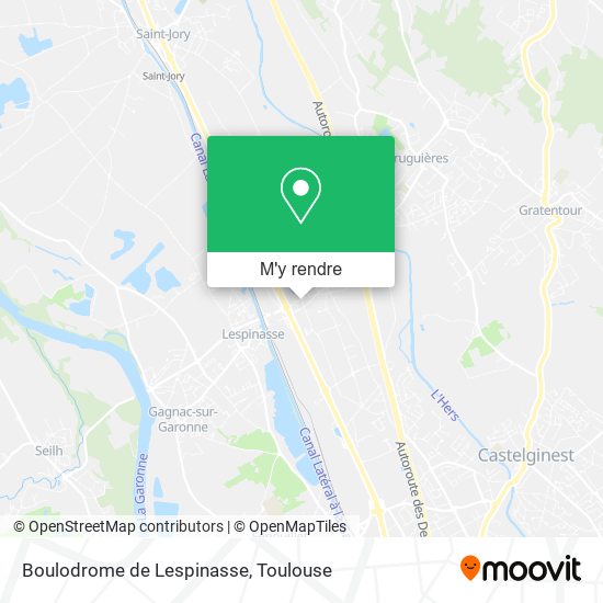 Boulodrome de Lespinasse plan