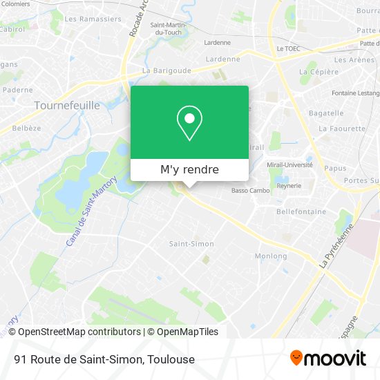 91 Route de Saint-Simon plan
