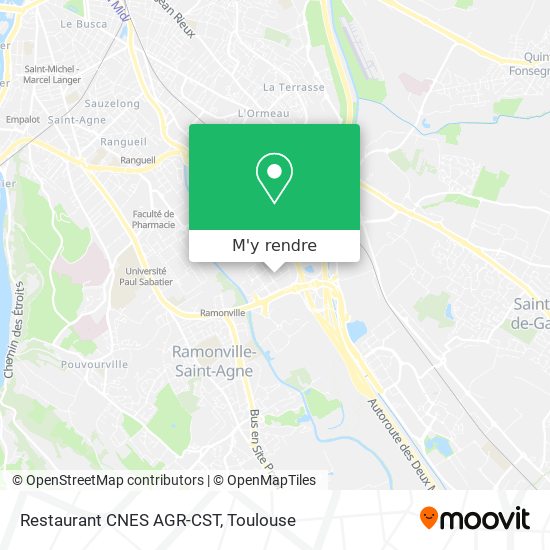Restaurant CNES AGR-CST plan