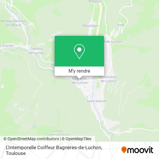 L'Intemporelle Coiffeur Bagnères-de-Luchon plan