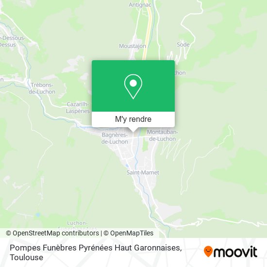 Pompes Funèbres Pyrénées Haut Garonnaises plan