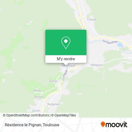 Résidence le Pignan plan