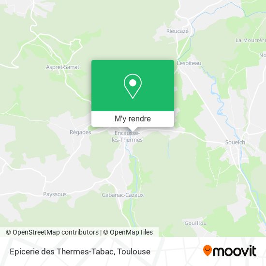 Epicerie des Thermes-Tabac plan