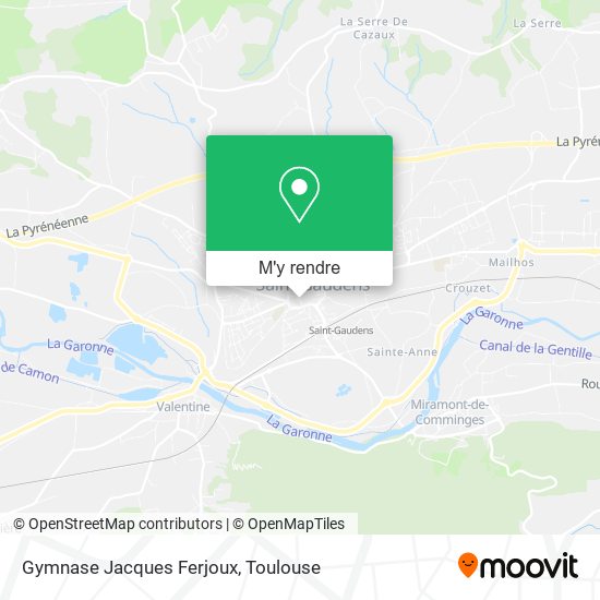 Gymnase Jacques Ferjoux plan