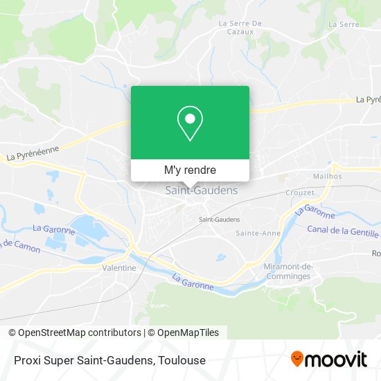 Proxi Super Saint-Gaudens plan