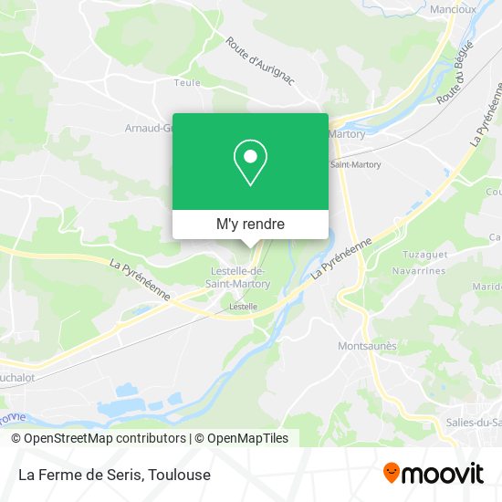 La Ferme de Seris plan