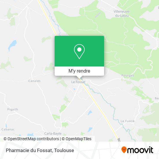Pharmacie du Fossat plan