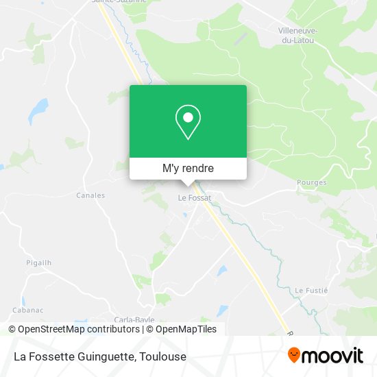 La Fossette Guinguette plan