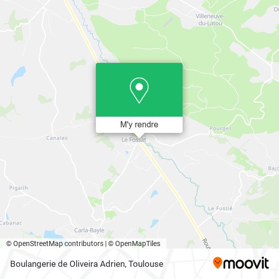 Boulangerie de Oliveira Adrien plan