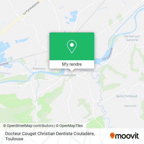 Docteur Couget Christian Dentiste Couladère plan