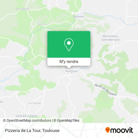 Pizzeria de La Tour plan