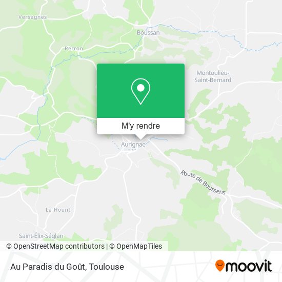 Au Paradis du Goût plan