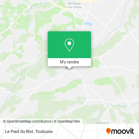 Le Pied du Rist plan