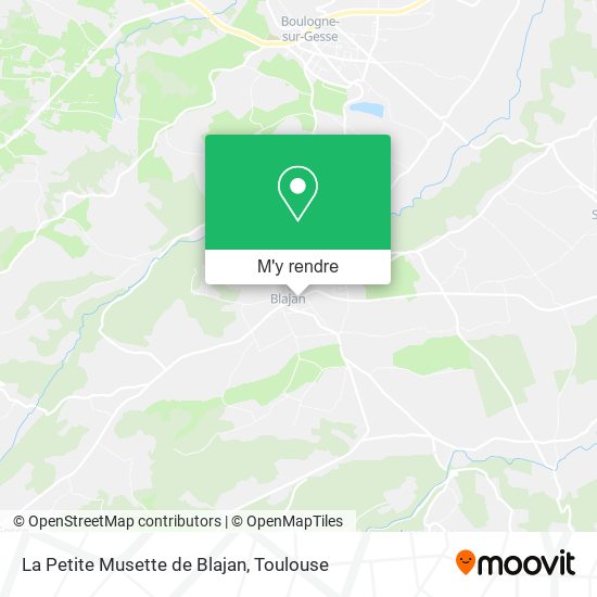 La Petite Musette de Blajan plan