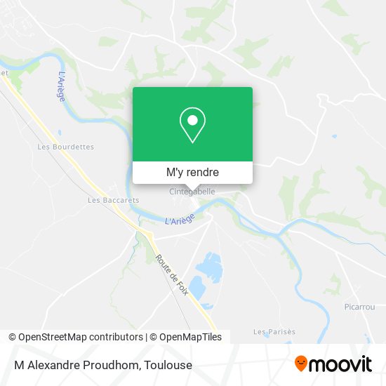 M Alexandre Proudhom plan