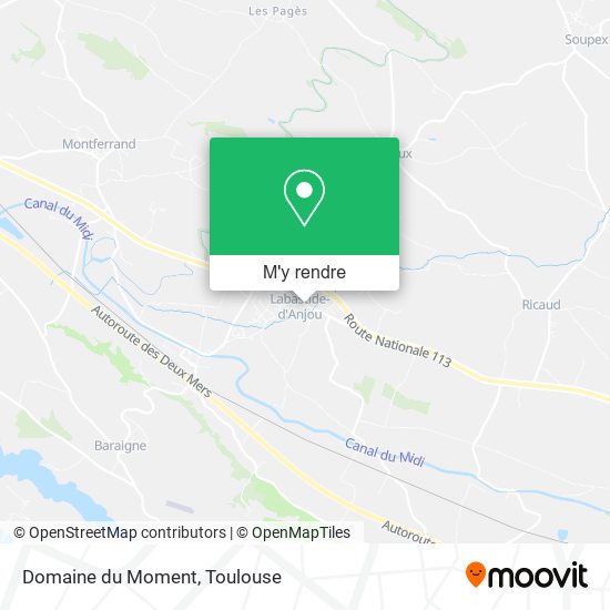 Domaine du Moment plan