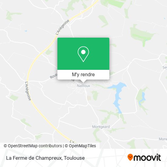 La Ferme de Champreux plan