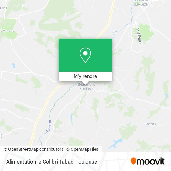 Alimentation le Colibri Tabac plan