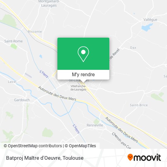 Batproj Maître d'Oeuvre plan