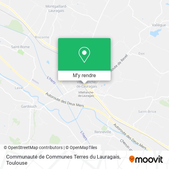 Communauté de Communes Terres du Lauragais plan