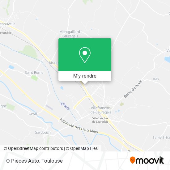 O Pièces Auto plan
