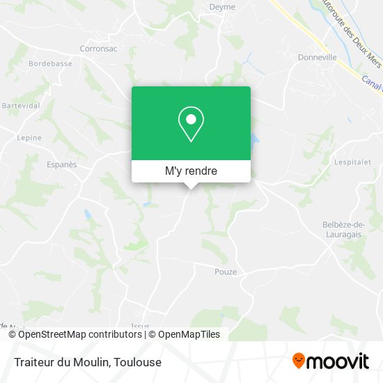 Traiteur du Moulin plan