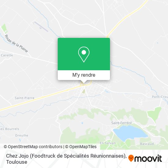 Chez Jojo (Foodtruck de Spécialités Réunionnaises) plan