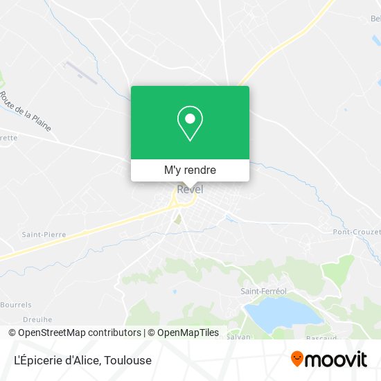 L'Épicerie d'Alice plan