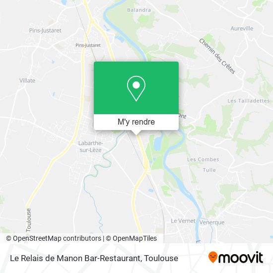 Le Relais de Manon Bar-Restaurant plan