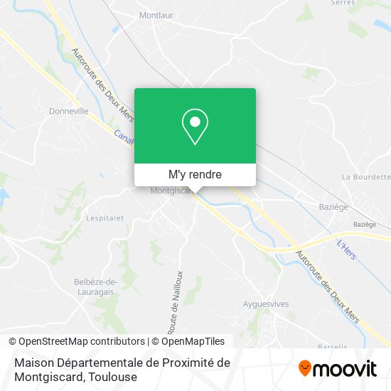 Maison Départementale de Proximité de Montgiscard plan