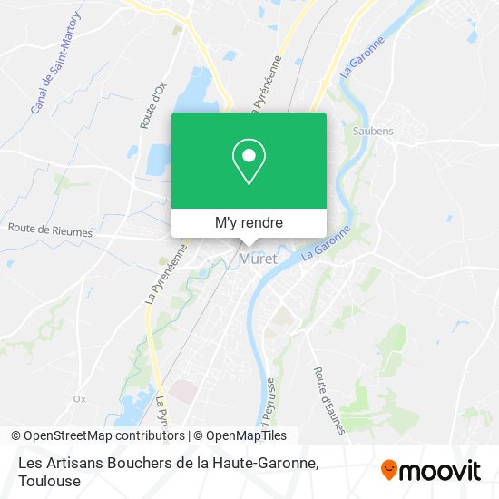 Les Artisans Bouchers de la Haute-Garonne plan