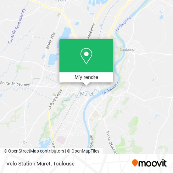 Vélo Station Muret plan