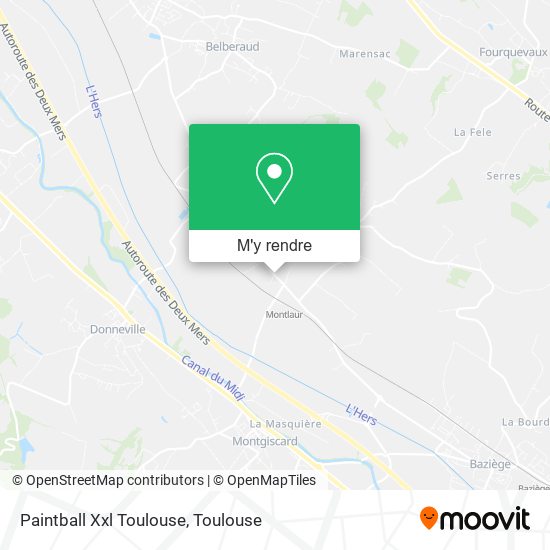Paintball Xxl Toulouse plan