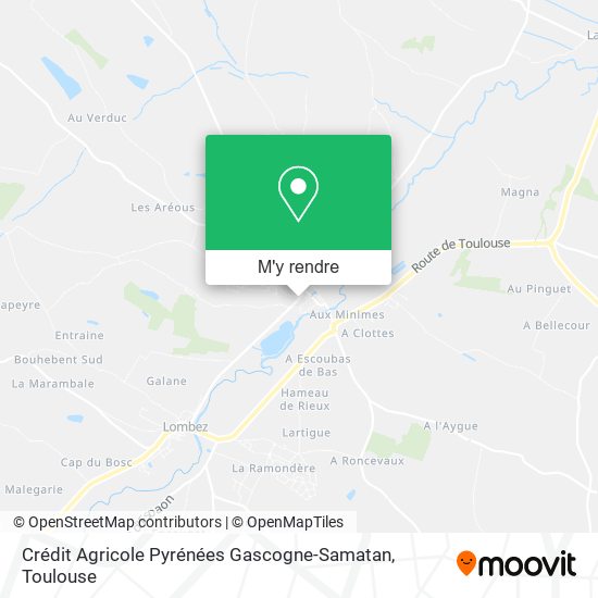 Crédit Agricole Pyrénées Gascogne-Samatan plan