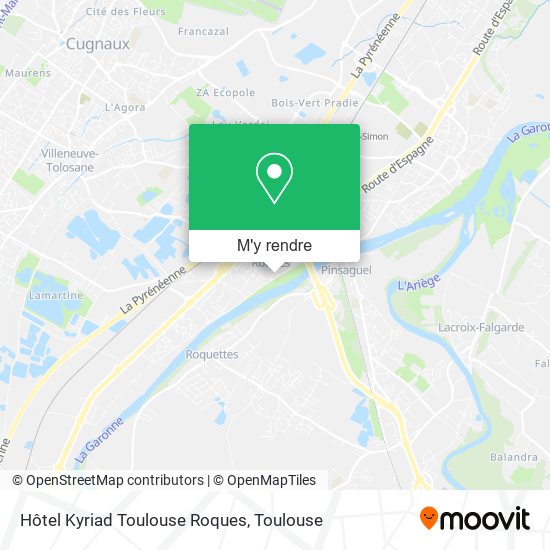 Hôtel Kyriad Toulouse Roques plan