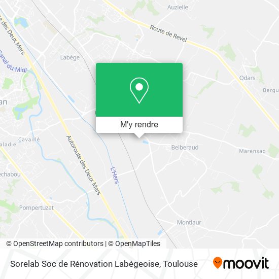 Sorelab Soc de Rénovation Labégeoise plan
