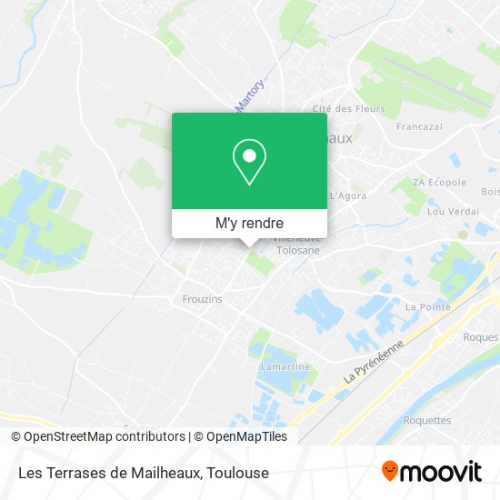 Les Terrases de Mailheaux plan