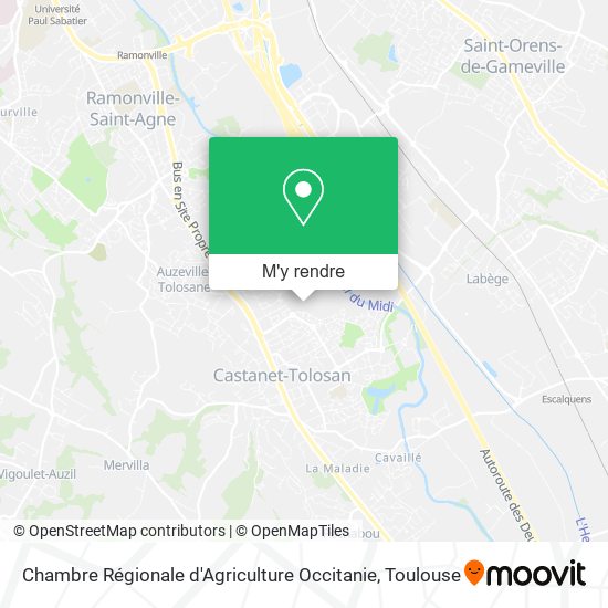 Chambre Régionale d'Agriculture Occitanie plan