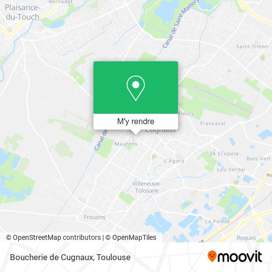 Boucherie de Cugnaux plan