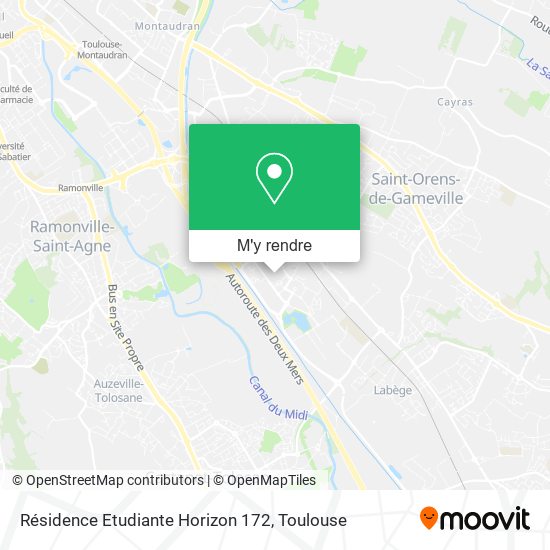 Résidence Etudiante Horizon 172 plan