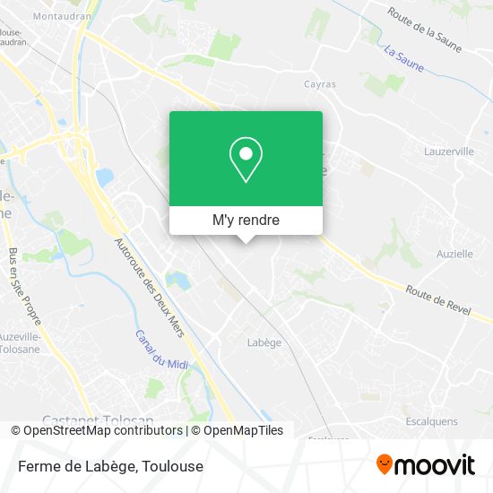 Ferme de Labège plan