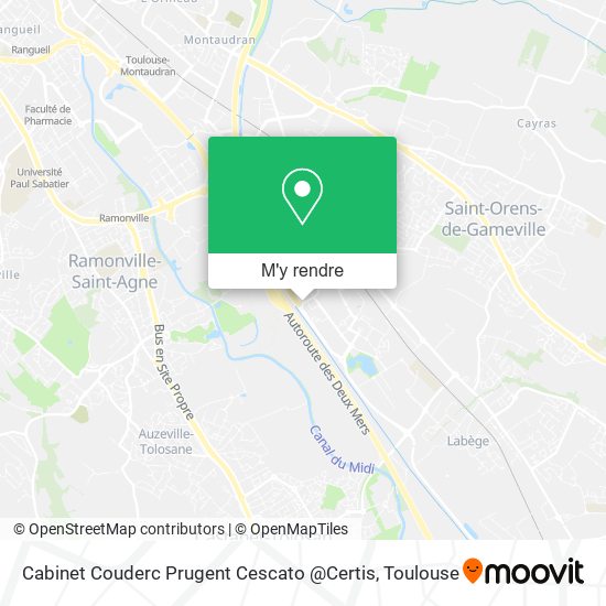 Cabinet Couderc Prugent Cescato @Certis plan