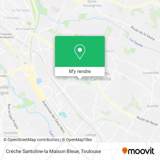 Crèche Santoline-la Maison Bleue plan