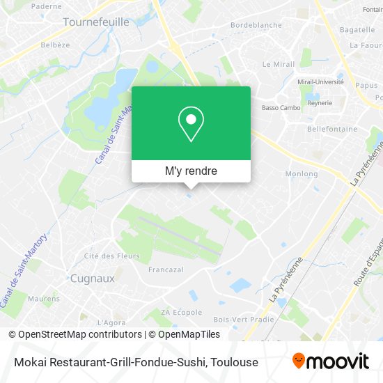 Mokai Restaurant-Grill-Fondue-Sushi plan