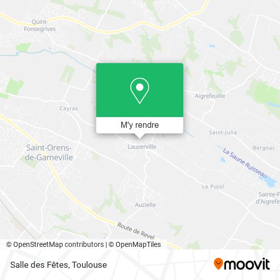 Salle des Fêtes plan