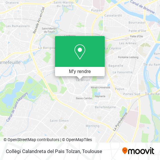 Collègi Calandreta del Paìs Tolzan plan