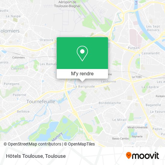 Hôtels Toulouse plan