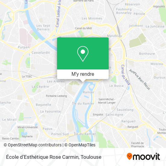 École d'Esthétique Rose Carmin plan