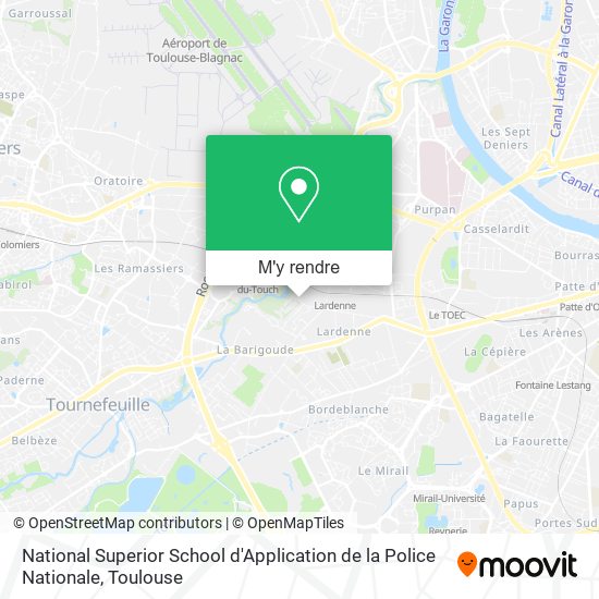 National Superior School d'Application de la Police Nationale plan