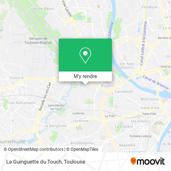 La Guinguette du Touch plan